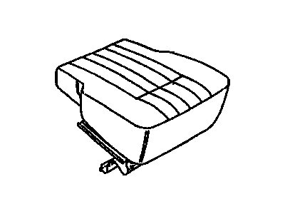 GM 12455244 COVER, Rear Seat Cushion