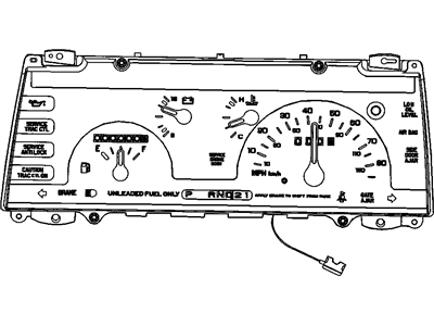 GM 25080265 Lens Asm,Instrument Cluster