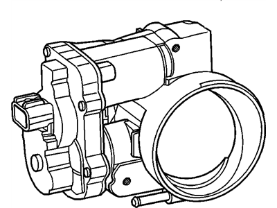 GM 12570800 Body,Throttle(W/Throttle Actuator)