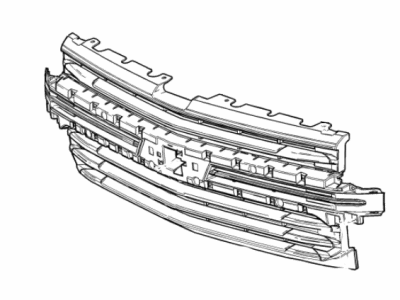 GM 84699840 Grille Assembly, Front