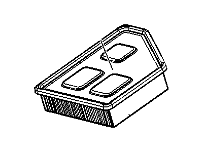 GM 92229651 Element Assembly, Air Cleaner