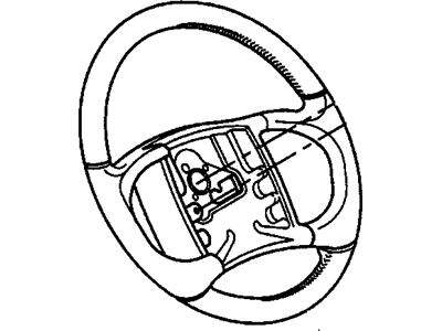 GM 12538735 Steering Wheel Kit *Graphite