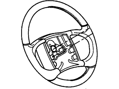 GM 16758880 Steering Wheel Assembly *Neutrl M D