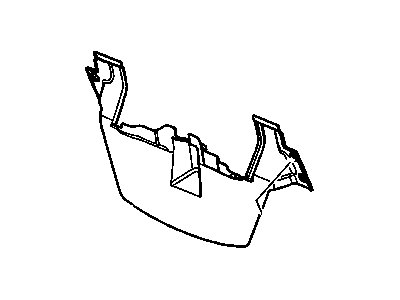 GM 25877116 Trim, Rear Compartment Rear Panel Right *Block Diamond