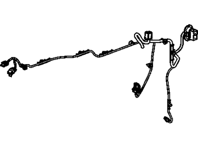 GM 15240062 Harness Assembly, Rear Side Door Door Wiring