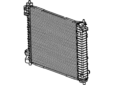 2013 Cadillac SRX Radiator - 23428314