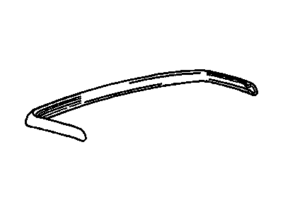 25671569 - Genuine GM Molding Assembly, Windshield Upper Reveal