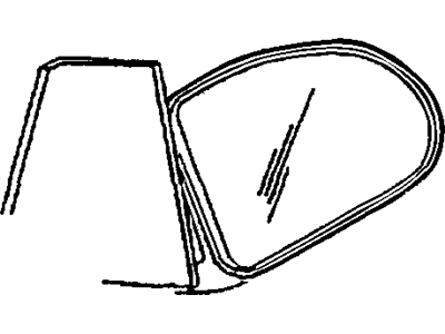 1992 Chevrolet Lumina Side View Mirrors - 10256682