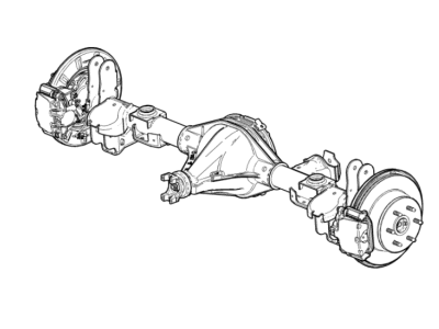 GM 23404619 Rear Axle Assembly