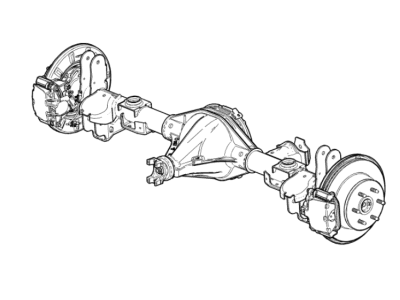 2017 Cadillac Escalade Axle Shaft - 23404619