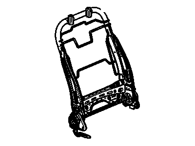 GM 25879627 Frame Assembly, Rear Seat Back Cushion