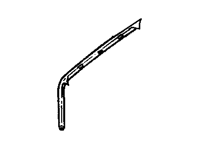 GM 22711057 Molding Assembly, Windshield Side Upper Garnish *Graphite