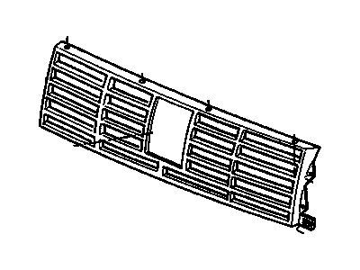GM 1639499 Grille Assembly, Radiator