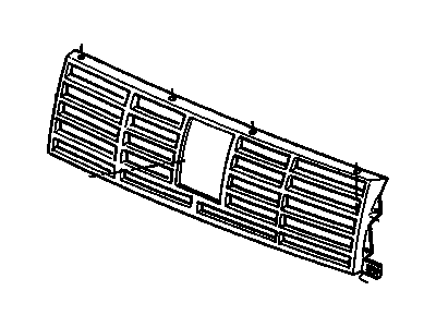 GM 1638379 Grille,Radiator