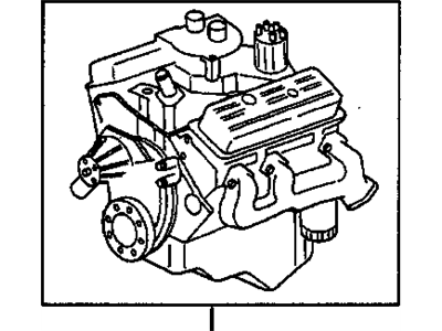 GM 12361253 Engine Asm,(Goodwrench Remanufacture 4.3L)(L35)