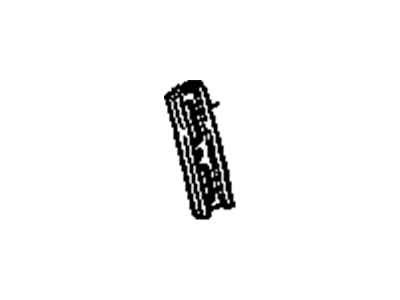 GM 15588435 Plate Assembly, Seat Belt Upper Anchor