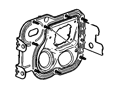 GM 25909890 Reinforcement Assembly, Steering Column Support Bracket