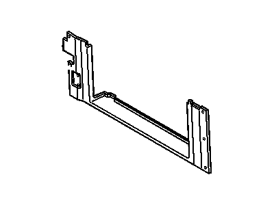 GM 15739145 Baffle, Radiator Support