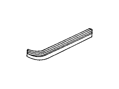 GM 15629971 Strip, Rear Bumper Rubber