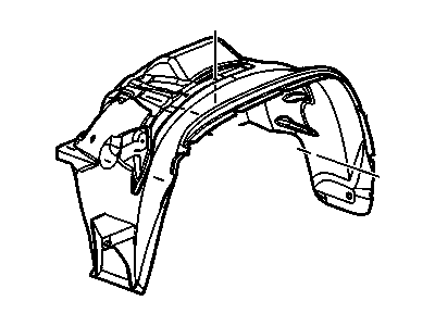 GM 15165308 Liner,Front Wheelhouse