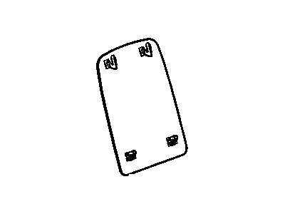 88996365 GM Panel Asm,Passenger Seat Back Cushion Finish *Ebony Illustration 1 of 1