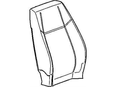GM 25799846 Cover Assembly, Passenger Seat Back Cushion *Neutral L
