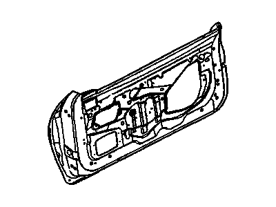 GM 88955867 Door Assembly, Front Side