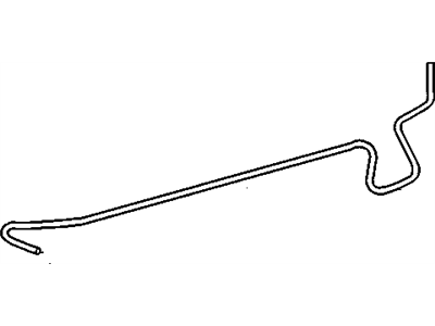 GM 25625834 Engine Coolant Recovery Hose