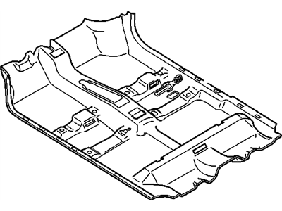 GM 15272782 Carpet Assembly, Floor Panel *Pewter I