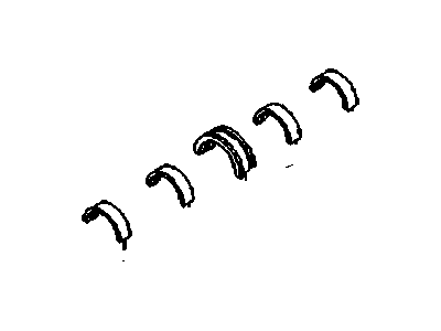 Chevrolet Aveo Crankshaft Thrust Washer Set - 93742705