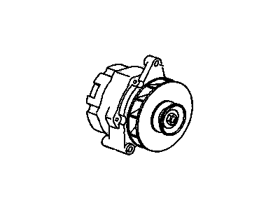 GMC P2500 Alternator - 10495435