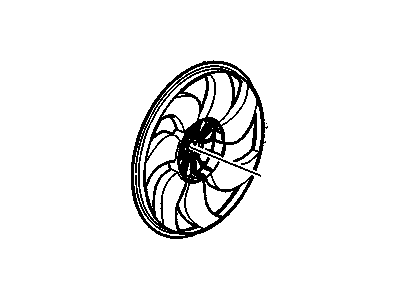 2005 Chevrolet Uplander A/C Condenser Fan - 15875023