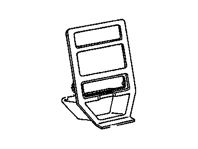 GM 14093429 Plate Assembly, Front Floor Console Accessory Trim
