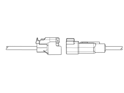 2016 Cadillac ATS Chassis Wiring Harness Connector - 19330904