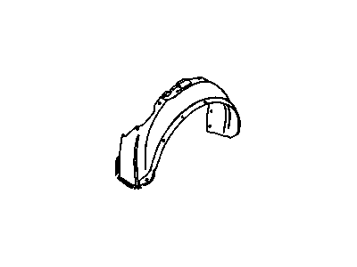 Chevrolet Celebrity Fender Splash Shield - 14032286