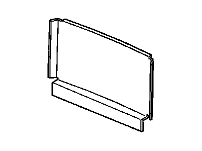 GM 10445785 Carpet Assembly, Rear End Trim Finish Panel *Oak