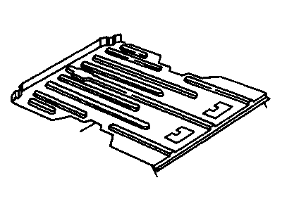 GM 12513090 PANEL, Rear Compartment Pan