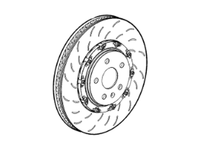 2022 Chevrolet Camaro Brake Disc - 23245480