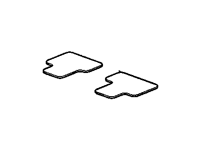 15076047 GM Mat Pkg,Rear Carpet Illustration 1 of 1