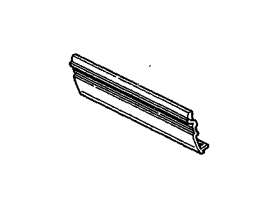 1992 Cadillac Deville Door Moldings - 12505649