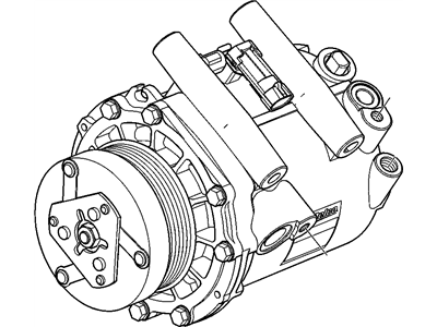 2001 Oldsmobile Silhouette A/C Compressor - 19130448