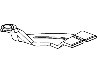 GM 90583289 Duct,Floor Rear Air Outlet