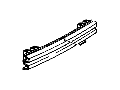 GM 10272869 Bar Assembly, Rear Bumper Imp