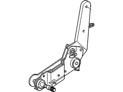 GM 20563553 Lk Assembly, Driver Seat Back Hinge Outer Reclining & Black