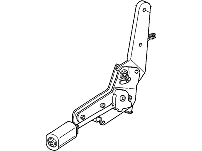 GM 20563558 Support Assembly, Passenger Seat Back Outer Reclining & (Electric) Black