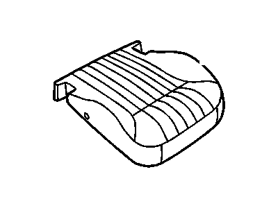 GM 12454530 COVER, Front Seat Cushion