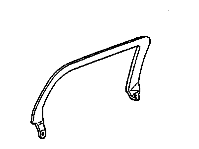 GM 10204317 Molding Assembly, Body Side Rear Window Garnish *V/D Sapphire
