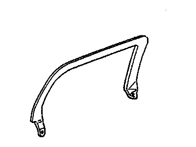 GM 10204316 Molding Assembly, Body Side Rear Window Garnish *V/D Sapphire