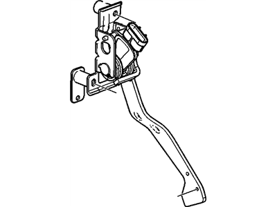 GM 25835420 Pedal Assembly, Accelerator (W/ Bracket & Position Sensor)