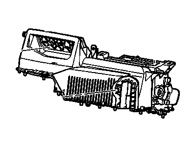 GM 10393238 Case Assembly, Heater & A/C Evaporator (Service)